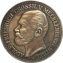 1905 m. Vokietijos atminimo kolekcionuojami suvenyrai Sidabrinės monetos