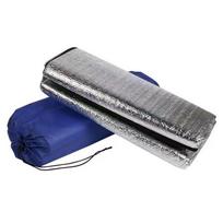 Lauko aliuminio miegamojo kilimėlis Dvigubas aliuminio kilimėlis Izoliacinis kilimėlis 2 Žmonėms Terminis kilimėlis 200 X 120 cm One Size sidabras