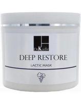 Dr. Kadir veido kaukė šviesina, ramina, drėkina, maitina ir stangrina Dr. Kadir Deep Restore Lactic 250ml