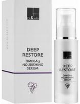 Dr. Kadir veido serumas maitina, ramina, atkuria, mažina raukšlių atsiradimą Dr. Kadir Deep Restore Omega-3 Serum 50ml