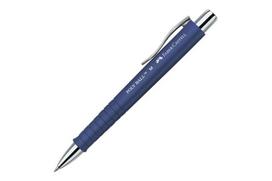 Automatinis tušinukas Faber-Castell Poly Ball, 0.7mm,, mėlynos spalvos, mėlynos spalvos korpusas
