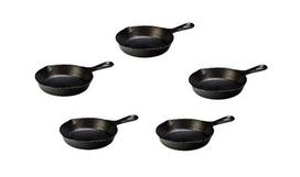 Impregnuotų 16 cm KamadoClub ketaus keptuvėlių rinkinys, 5 vnt.