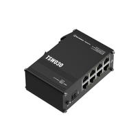 TELTONIKA 8 LAN 10/100Mbps Prievadų Pramoninis DIN rail Nevaldomas Komutatorius (TSW030)