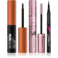 MAYBELLINE NEW YORK Make-Up Set rinkinys sumažinta kaina akims ir antakiams Medium Brown