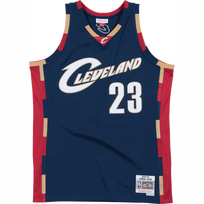 Mitchell & Ness NBA Swingman Jersey Cleveland Cavaliers Alternate 2008-09 Lebron James - Dydis S (SMJYGS18156-CCANAVY08LJA Marškinėliai)