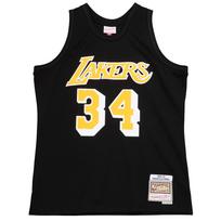 Mitchell & Ness NBA Jersey Team Color Los Angeles Lakers 1996-97 Shaquille O'Neal - Dydis M (SMJYBW19107-LALBLCK96SON Marškinėliai)