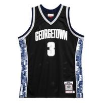 Mitchell & Ness NCAA Swingman Jersey Allen Iverson Georgetown 1995-96 - Dydis M (SMJY4212-GTW95AIVBLCK Marškinėliai)