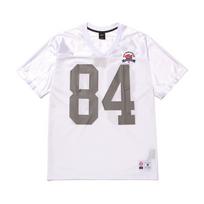 HUF Top Rank Football Jersey White - Dydis L (KN00292-WHITE Marškinėliai)