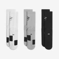 Nike Elite Everyday Crew Kojinės (3 Poros) - Dydis XL (DA2123-902 Kojinės)