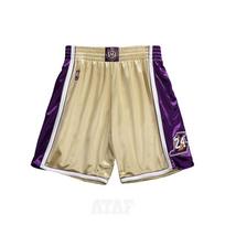 Mitchell & Ness NBA Hall Of Fame Authentic Shorts Los Angeles Lakers 1996-2016 Kobe Bryant Gold - Dydis S (ASHRCP20025-LALGOLD96KBR Šortai)