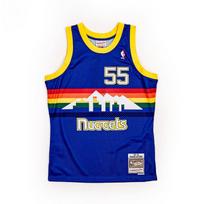 Mitchell & Ness NBA Swingman Jersey Denver Nuggets Road 1991-92 Dikembe Mutombo - Dydis M (SMJYGS18159-DNUROYA91DM Marškinėliai)