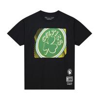 Mitchell & Ness NBA Big Face 7.0 SS Tee Boston Celtics - Dydis XL (BMTR5904-BCEYYPPPBLCK Marškinėliai)