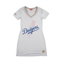 Mitchell & Ness MLB Womens Dress Los Angeles Dodgers - Dydis M (TNMK4160-LAD00PPSTEEL Suknelės)