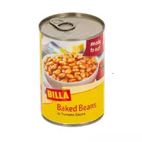 Keptos pupelės pomidorų padaže BILLA, 420 g