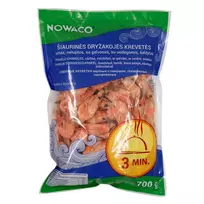 Šaldytos, virtos šiaurinės krevetės su kiautais NOWACO, 700 g