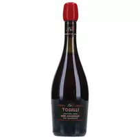 Raudonas, saldus nealkoholinis putojantis gėrimas BOSCA TOSELLI (0%), 750 ml