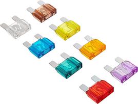 China MINI Car Fuses, pack of 10 (5A, 7A, 5A, 10A, 15A, 20A, 25A, 30A)