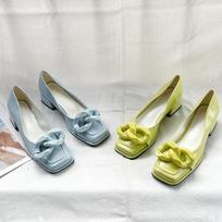 Moteriški batai kvadratiniai pirštai, lakinės odos suknelė aukštakulniai valties vakarėlis Vestuvės Zapatos Mujer vestuvės 35 smėlis