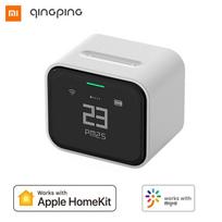 XIAOMI Qingping oro detektorius Lite CO2 PM2.5 PM10 temperatūros drėgmės monitorius Jutiklinis ekranas Darbas su Mihome APP Apple HomeKit balta