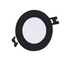 Rabalux 71240 - LED įleidžiamas lubinis šviestuvas SHAUN LED/3W/230V diametras 9 cm juoda