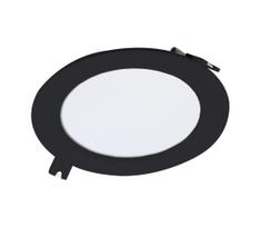 Rabalux 71241 - LED įleidžiamas lubinis šviestuvas SHAUN LED/6W/230V diametras 12 cm juoda