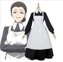 Yakusoku no Neverland Cosplay Costume The Promised Neverland Isabella Cosplay Women Maid Dress Anime Costume S