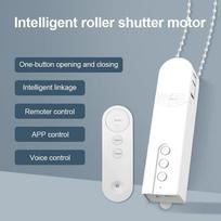 Tuya Smart Blind Motor Wifi Automatinis elektrinis roletas Shadows Programėlė Pakeliama Užuolaida Atidarymo Uždarymo Vairuotojas balta