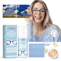 100 ml akinių stiklo įbrėžimų tirpalas, akinių priekinio stiklo skystis, akinių lęšių valymo purškiamas įbrėžimų valiklis, be dryžių One Size