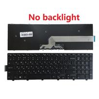 Rusijos RU nešiojamojo kompiuterio klaviatūra, skirta Dell Inspiron 15 3000 5000 3541 3542 3543 5542 3550 3878 5545 5547 15-5545 17-5000 juoda