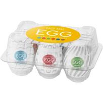 Tenga Egg Variety Pack masturbatorių rinkinys New Standard 6 vnt.