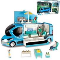 1/20 mastelio turistinio atostoginio automobilio modelio lydinio tema Scena Automobilių žaislai Dovanos mergaitėms ir berniukams 1/20Size:39.8x25.3x10.2cm mėlyna