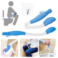 Apatinio tualeto savaime nusišluostymo pagalbinė priemonė, ilga rankena valytuvas Easy Tissue Grip Helper Tualeto pagalbinės priemonės neįgaliesiems One Size gray