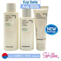 [INNISFREE] Forest for Men Fresh Skin Care Set (Include 3 items) 1pc + Sample Gifts