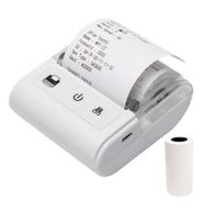 Nešiojamas mini terminis gavimo spausdintuvas USB ir BT jungtis 2 colių 57 mm belaidis didelės spartos spausdintuvas balta
