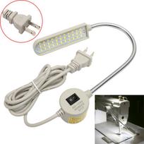Nauja 110V 33 LED šviesos siuvimo mašina žąsies kaklelio lempos šviesos magnetinis pagrindas + kištukas