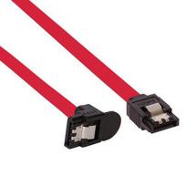 InLine SATA III (6Gb/s) cable angled, red – 0.3m