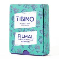 Nutrinamų kortelių rinkinys TIBINO "Filmai, kuriuos privalai pamatyti"