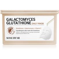 Some By Mi Galactomyces Glutathione Daily Mask Pack skaistinamoji tekstilinė veido kaukė didelė pakuotė 30 vnt.