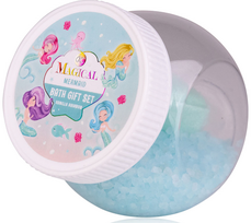 Vonios rinkinys MAGICAL UNICORN & MERMAID (vonios druska+vonios burbulas), 130g + 30g