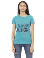 TRUSSARDI ACTION Moteriški marškinėliai trumpomis rankovėmis