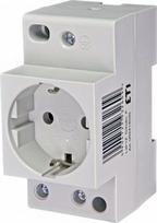 t-2P+Z Schuko P Modular socket 16A TH35 002414020 | 3838400074485
