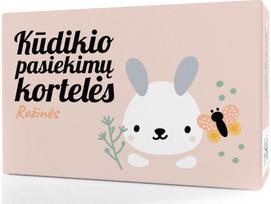 Kūdikio pasiekimų kortelės rožinės