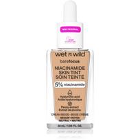 Wet n Wild BareFocus Niacinamide Skin Tint lengvos tekstūros drėkinamasis kremas su atspalviu atspalvis Cream Beige (Warm) 32 ml