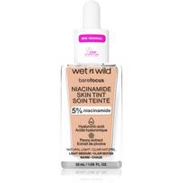 Wet n Wild BareFocus Niacinamide Skin Tint lengvos tekstūros drėkinamasis kremas su atspalviu atspalvis Natural Light (Cool) 32 ml