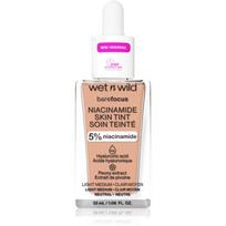 Wet n Wild BareFocus Niacinamide Skin Tint lengvos tekstūros drėkinamasis kremas su atspalviu atspalvis Light Medium (Cool) 32 ml