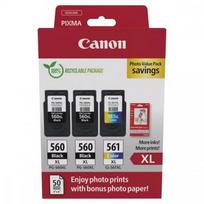 CANON 1LB PG-560XLx2/CL-561XL Ink Cartridge + Photographic paper