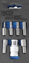 Bgs Technic Antgalių komplektas | 10 mm (3/8") storio | hex šešiakampis | 7 vnt. (5017)
