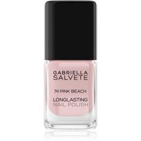 Gabriella Salvete Longlasting Enamel ilgai išliekantis nagų lakas , itin žvilgaus efekto atspalvis 74 Pink Beach 11 ml