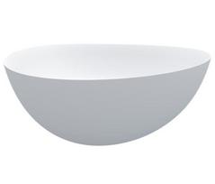 Akmens masės vonia Riho Oviedo 160x160 cm, balta matinė, B125001105