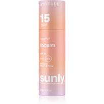 Attitude Sunly Lip Balm apsauginis lūpų balzamas SPF 15 Coconut 8.5 g